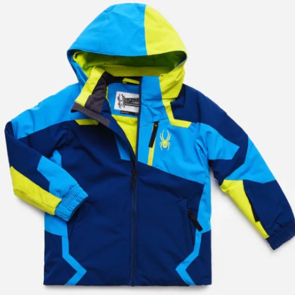 Spyder Boys' Mini Leader Ski Jacket - 5 - Picture 1 of 2